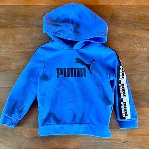 💥2/$20 Puma Hoodie - blue - size 2T toddler